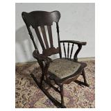 Oak rocker