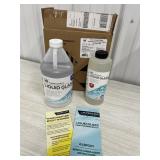 Liquid glass epoxy kit appears to be brand new