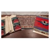 Handwoven wool rug/May(s), small rug, etc