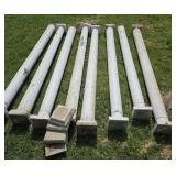 8 porch pillars 89"t