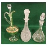 3 decanters
