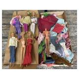 Barbie & Ken dolls w/ clothing - dolls are rough