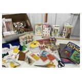 Vintage sewing lot. Patterns, thread, singer,