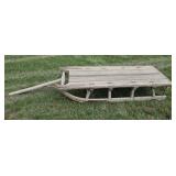 Wooden sugar sled 65"28"13"