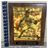 Autographed Scott Erickson photograph