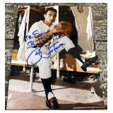 Autographed 8x10 Joe Pepitone photograph