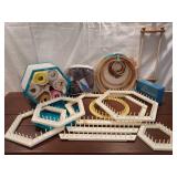 Looms-Love and money/Embroidery Hoops, etc