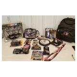 NASCAR items, Dale Earnhardt backpack, hat,