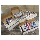 6 boxes Hockey, Basketball & Football cards