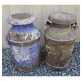 2 milk cans