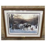 Persis Clayton Weirs signed print Sugaring Off
