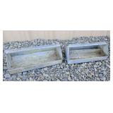 Galvanized chicken feeders 16"8"6"