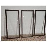 3 glass doors 25"51"