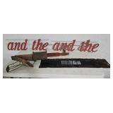 2 And the signs, bait sign, corn planter