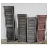 16 plastic shutters