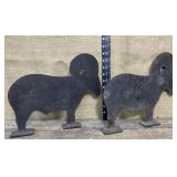 2 metal ram targets