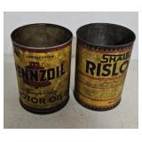 2 oil cans