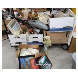 7+ boxes on Bottom of cart 42