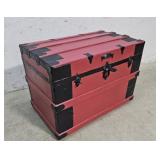 Flat top trunk with tray