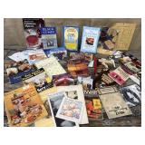 Box of good cookbooks