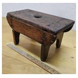 Small stool Boot Jack cutouts 15"8"8"