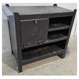 Black industrial cart 33"19"32"
