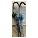 2 Jiffy seats and one folding stool