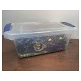 Shoe bin of costume jewelry