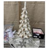 Fantastic light up ceramic tree with lots of