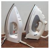 2 irons - tefal and Rowenta