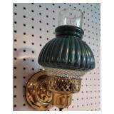 Brass pinup lamp
