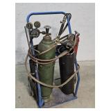 Oxy acetylene torches works