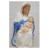 Blow mold Mary with Jesus