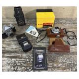 Vintage cameras & flash