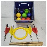 Bocce ball and lawn game