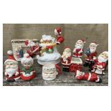 Vintage Santas, some stamped Japan, but not all.