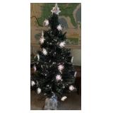 Fiber optic 4ft tree with base - multi colors