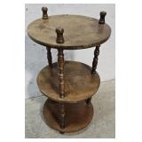 3 tier round stand 16"27"h