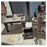 Router, router table, bits