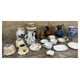 Box of misc ceramics - not all perfect