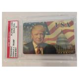 Trump playing card graded