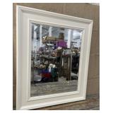 Beautifully framed beveled mirror approximately