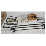 License plate frames, tote, etc