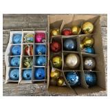 2 boxes Christmas ornaments