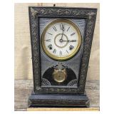 Antique William Gilbert clock with key