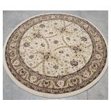 Round Oriental carpet 64"