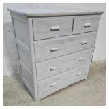 Painted 2 over 3 dresser 35"17"35"