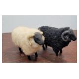2 Christmas sheep