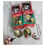 Christmas ornaments Tweety Taz Sylvester etc