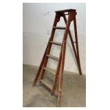 Antique A-frame, apple ladder